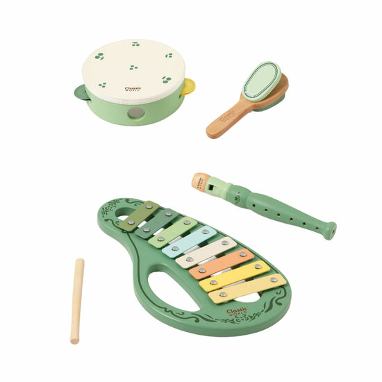 muziekinstrumenten van hout